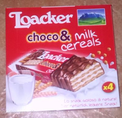 Loacker choco & milk cereals
